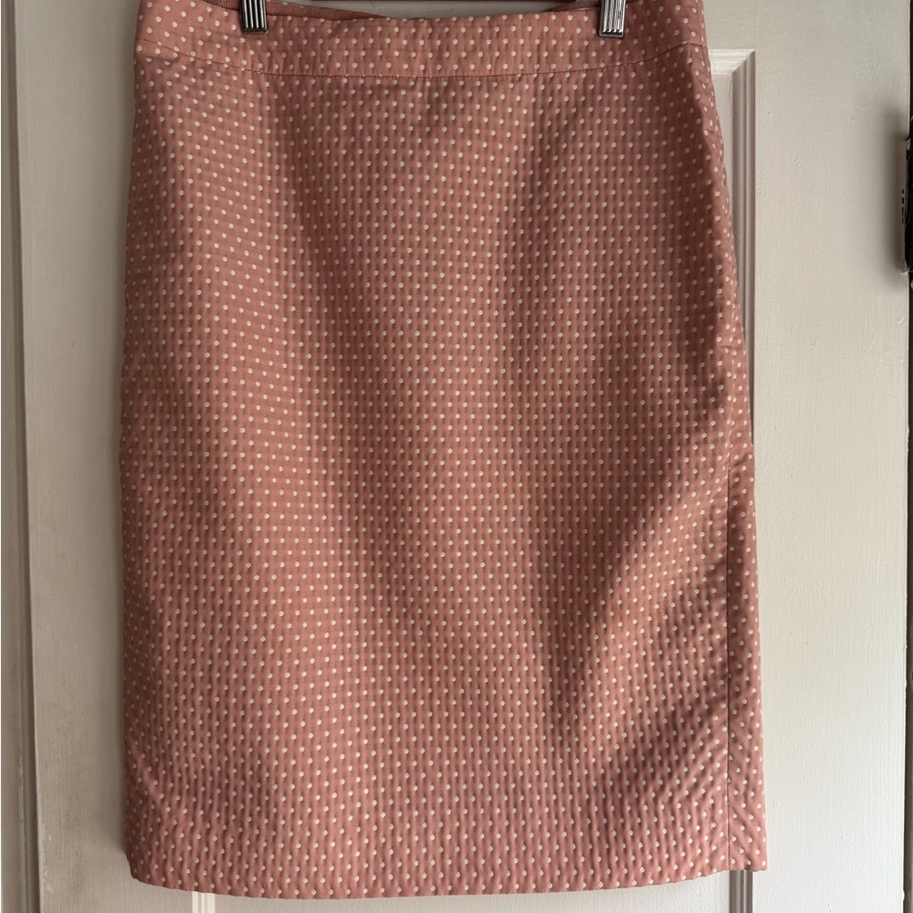 J. Crew Pink Pencil Skirt Knee-Length Cocktail